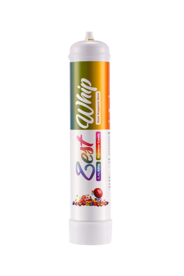 Zest Whip 1.1L Rainbow Candy Flavoured N2O Cannister - Image 5