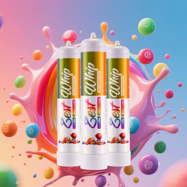 Zest Whip 1.1L Rainbow Candy Flavoured N2O Cannister - Image 3