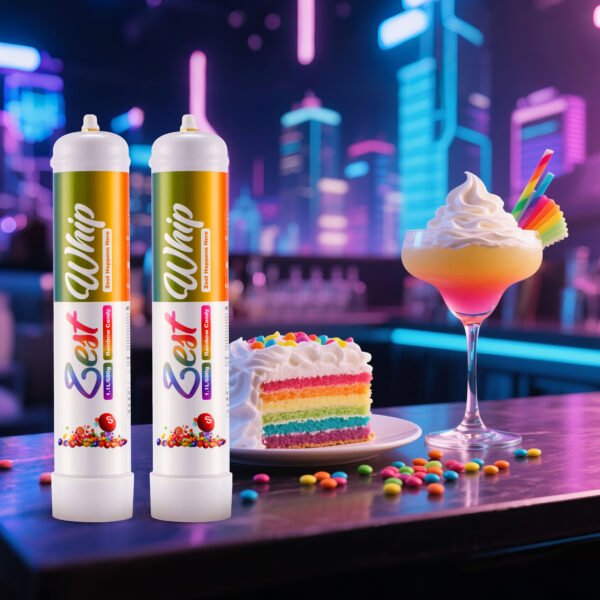 Zest Whip 1.1L Rainbow Candy Flavoured N2O Cannister - Image 4