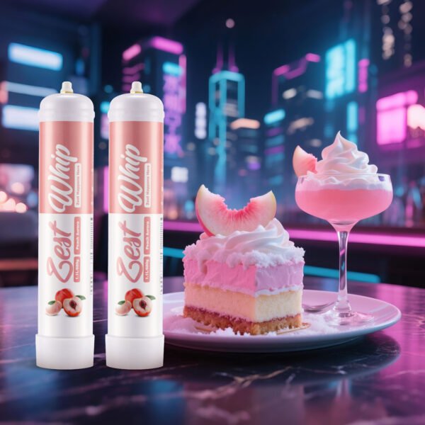 Zest Whip 1.1L Peach Flavoured N2O Cannister - Image 4