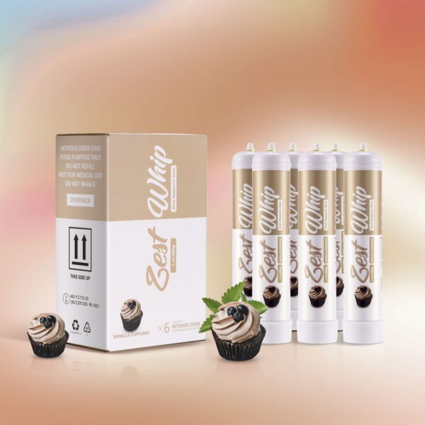 Zest Whip 1.1L Vanilla Cupcake Flavoured N2O Cannister - Image 2